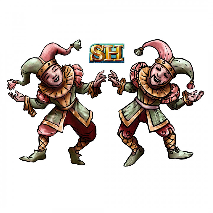 Punch and Judy (Halfling Jester and Puppet)