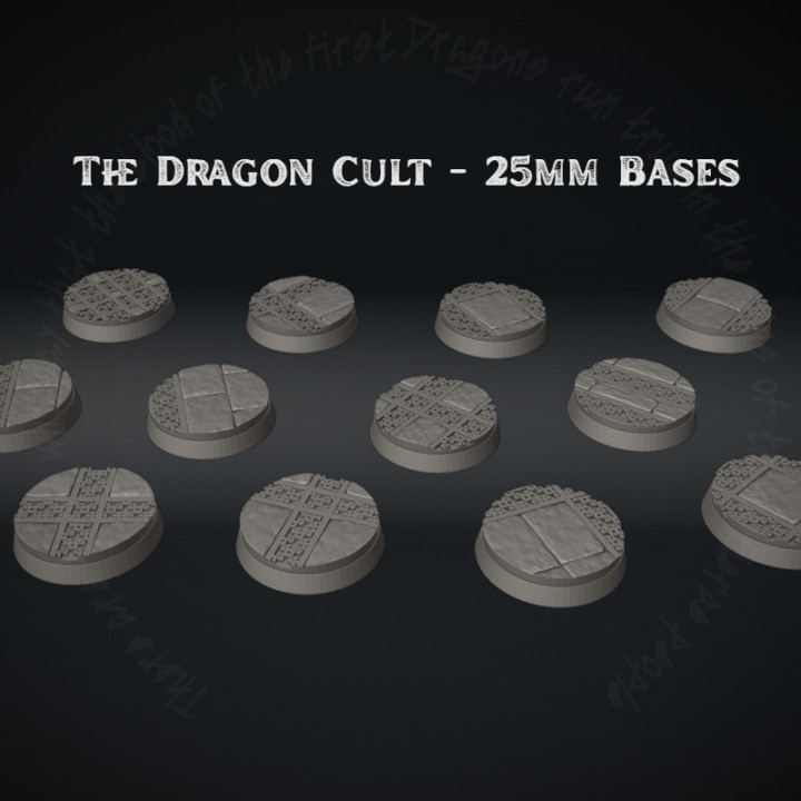 Dragon Cult - 25mm Infantry Bases