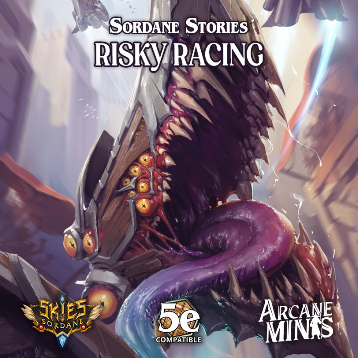 Risky Racing - A Sordane Stories 5e Adventure (No STLs Version) image