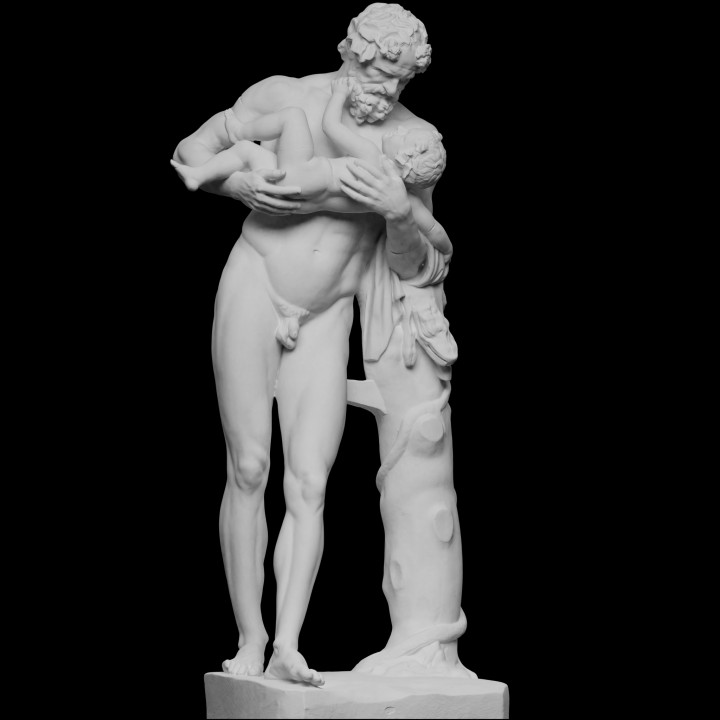 Silenus with the Infant Bacchus image