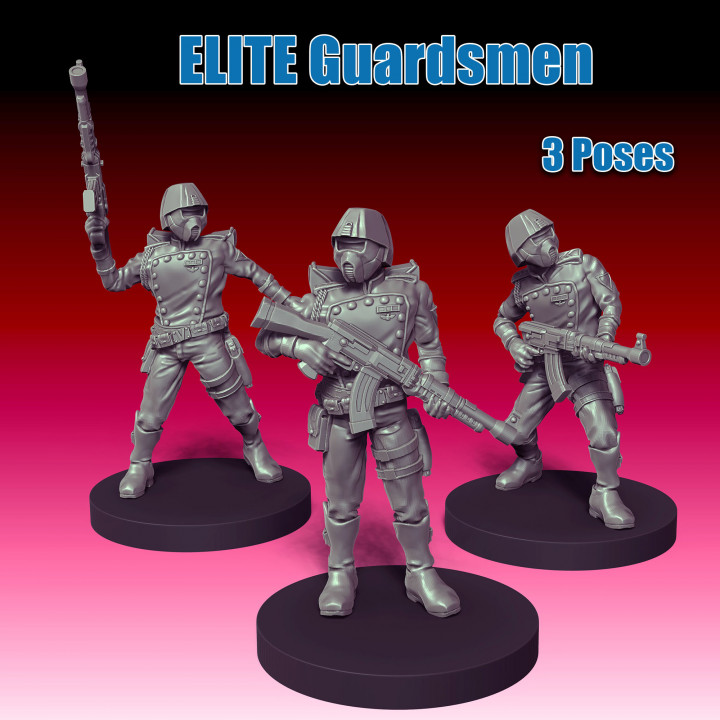 Elite 'Cartoon' Guardsmen Squad image