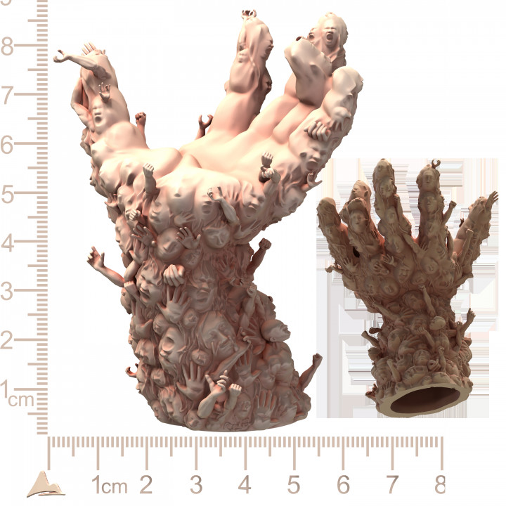 022 FANTASIA Demonic Face and Grotesque Body Horror Scatter Terrain image