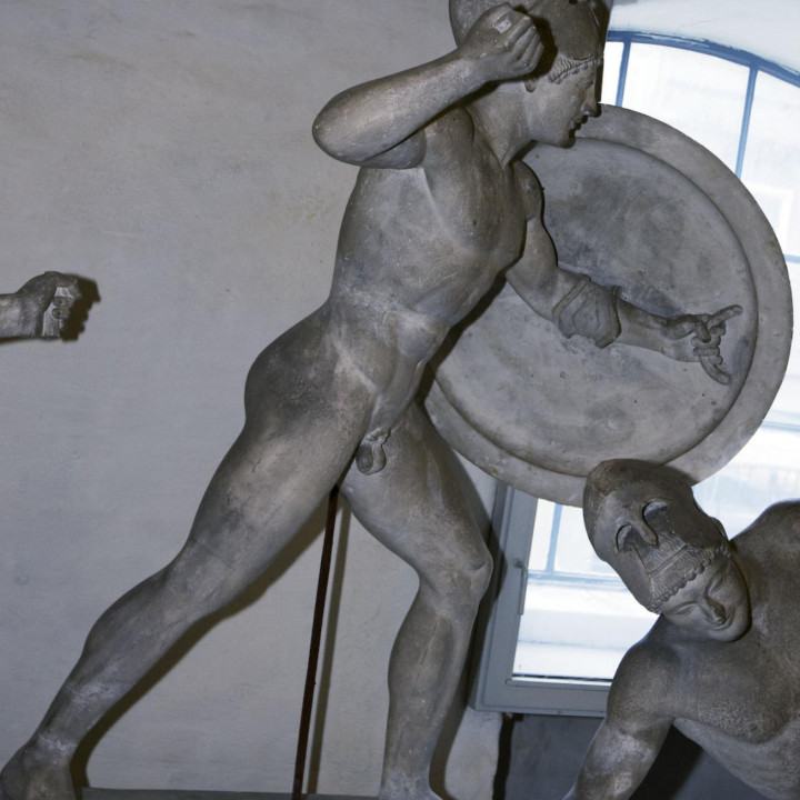 Standing Warrior With Shield - Temple of Aphaia (West Pediment) image