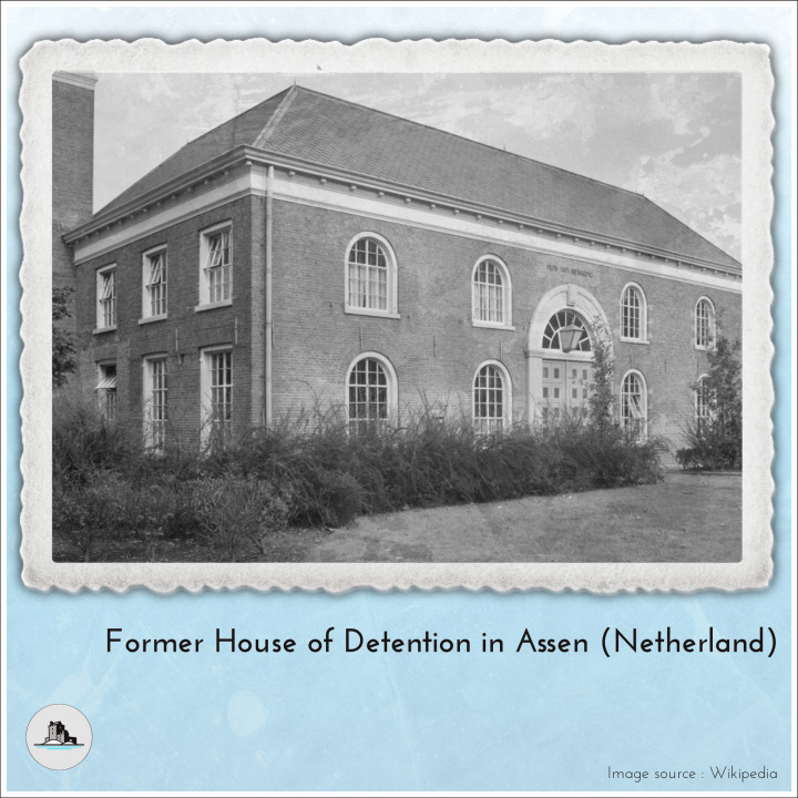 Former house of detention (Assen, Netherland) - World War Two Second WWII Western campaign USA UK Germany image