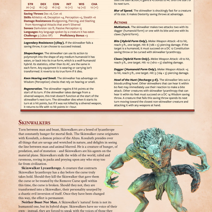 PDF - Curse of the Skinwalkers (5e Adventure)