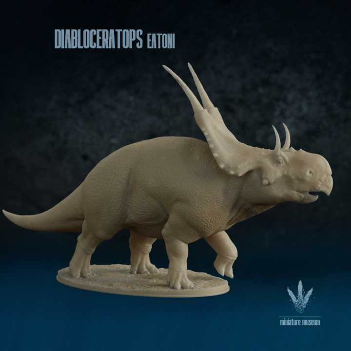 Diabloceratops eatoni : The Devil-Horn Faced Lizard