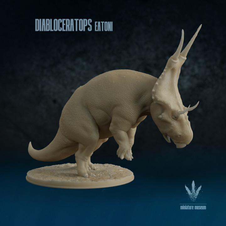 Diabloceratops eatoni : Charging image