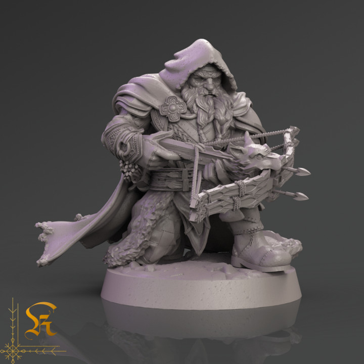 Dwarven Crossbowman (28mm & 32mm)