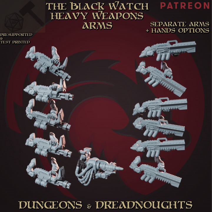 Black Watch - Anti-Magic Heavy Weapon Marines- 5e Stats