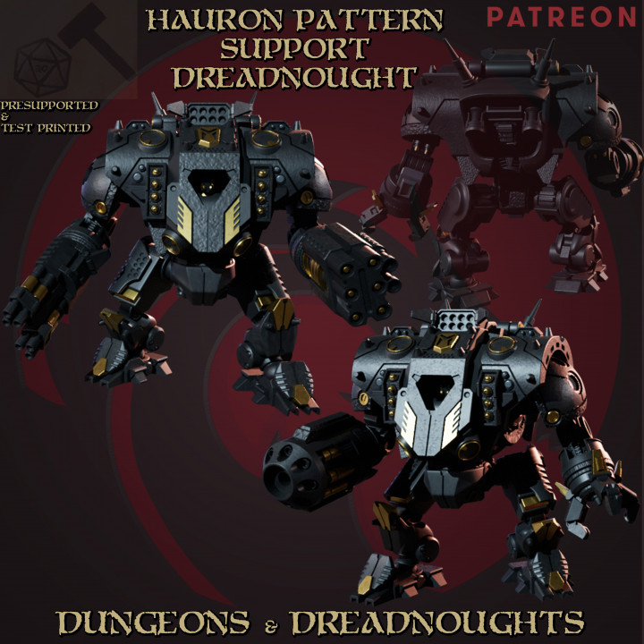 Black Watch - Hauron Pattern Support Dreadnought - 5e Stats image