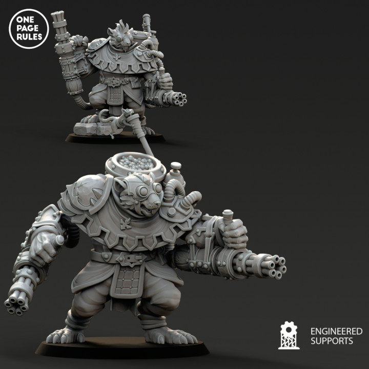 3D Printable Ratmen - Release #6 by One Page Rules