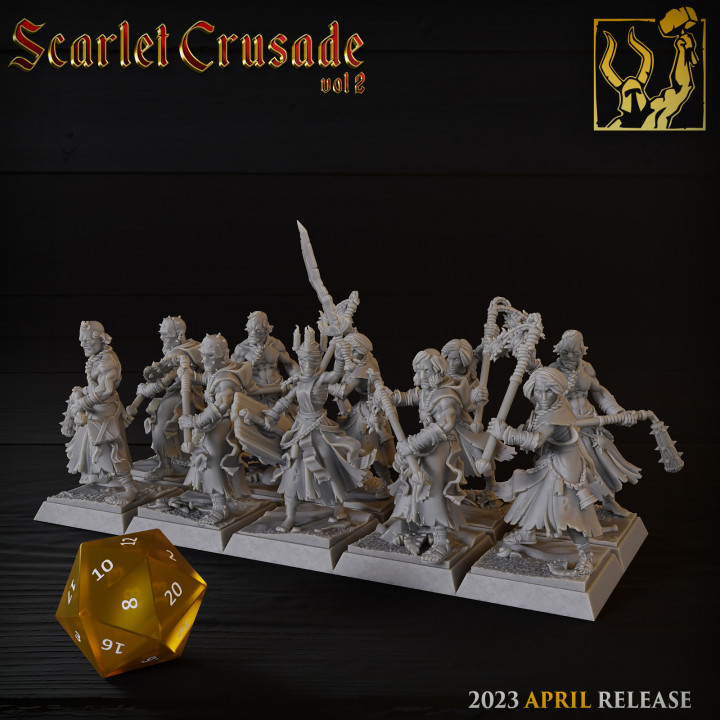 3D Printable TitanForge Miniatures - April 23 Release - Scarlet Crusade ...