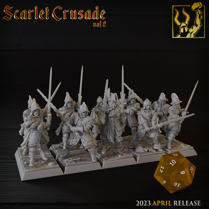 TitanForge Miniatures - April 23 Release - Scarlet Crusade vol2 image