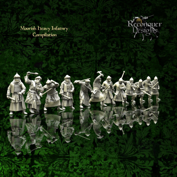 15mm Moorish Heavy Infantry Compilation Set A image