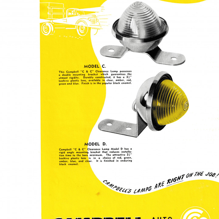 Beehive Lens for Campbell Marker Lights image
