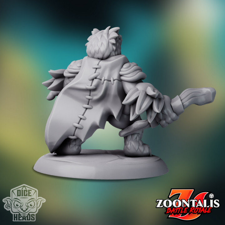Owlbear Wizard (pre-supported included)