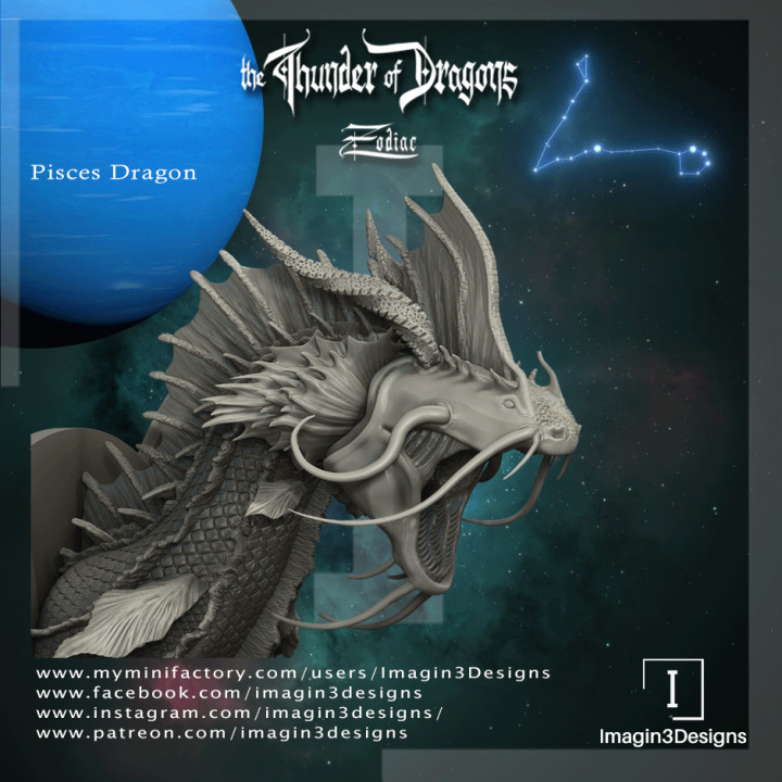 Pisces Zodiac Dragon image