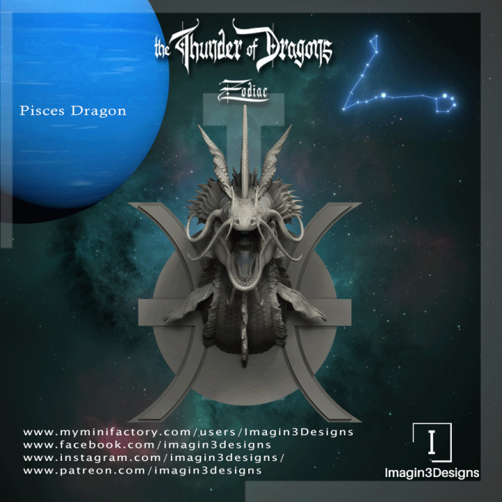 Pisces Zodiac Dragon image
