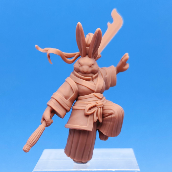 Rabbitfolk Warrior - Sunset Jade, Guanghan Swordswoman (Pre-Supported) image