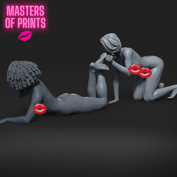 FOOT FETISH - NSFW - EROTIC MINIATURE 75 MM SCALE