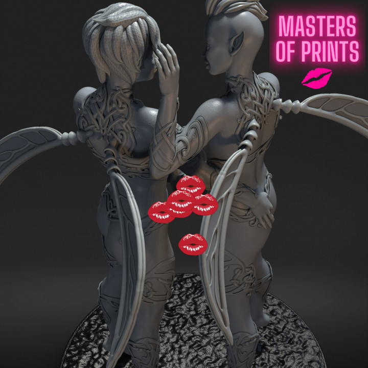 FUTANARI FAIRIES - NSFW - EROTIC MINIATURE 75 MM SCALE