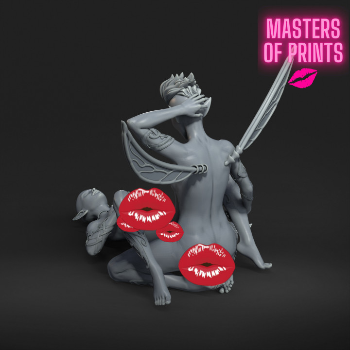 FUTANARI FAIRIES - NSFW - EROTIC MINIATURE 75 MM SCALE