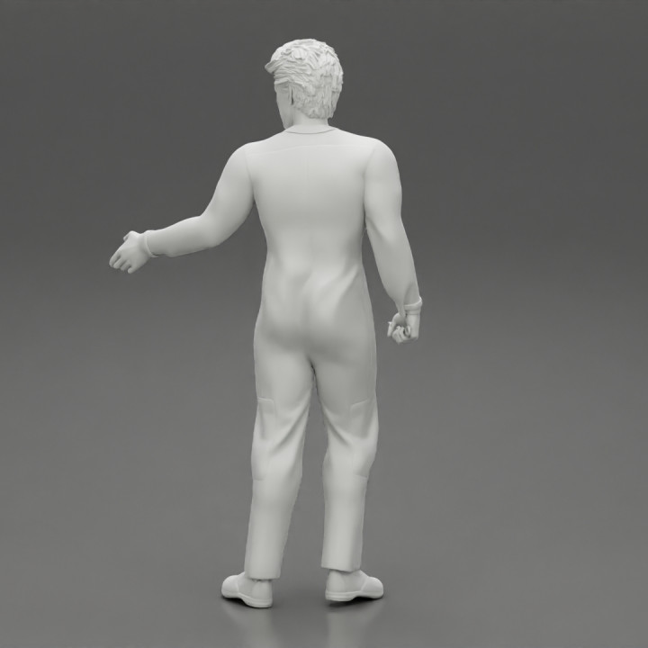 A standing mechanic would like to take something
