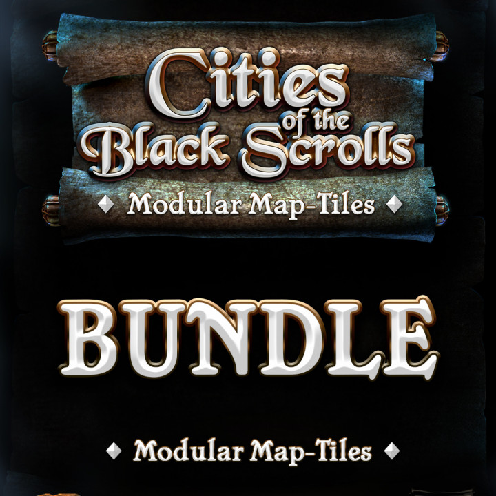 Cities of the Black Scrolls Map-Tiles (PDF and JPG)'s Cover