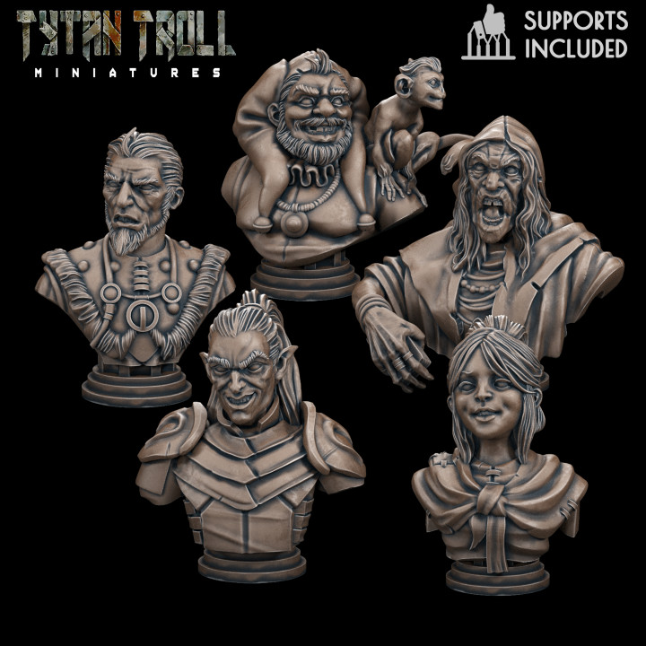 Curse Of Strahd Bust-Pack 01 [Pre-Supported] image