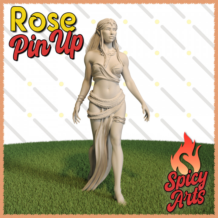 Rose - (SFW) Walking Pin-Up