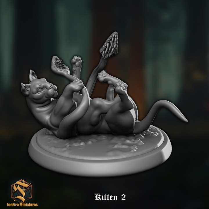 Displacer Kittens set 2 models - 32 mm base