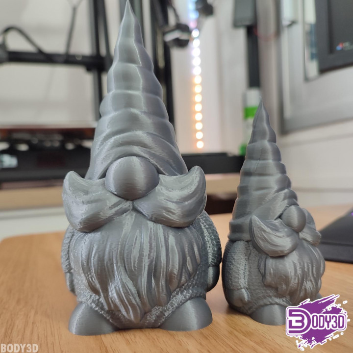 3D Printable Gnome ( Supportless ) by BODY3D