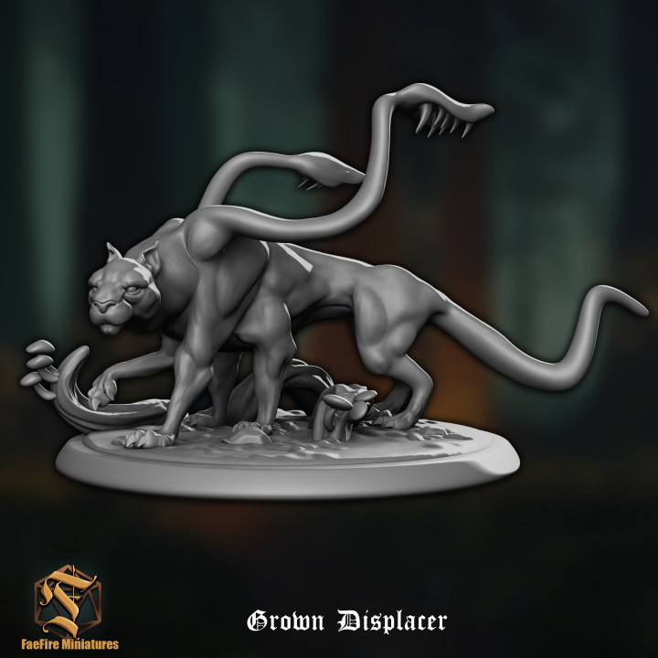 Displacer cat - set 2 models - 50mm base