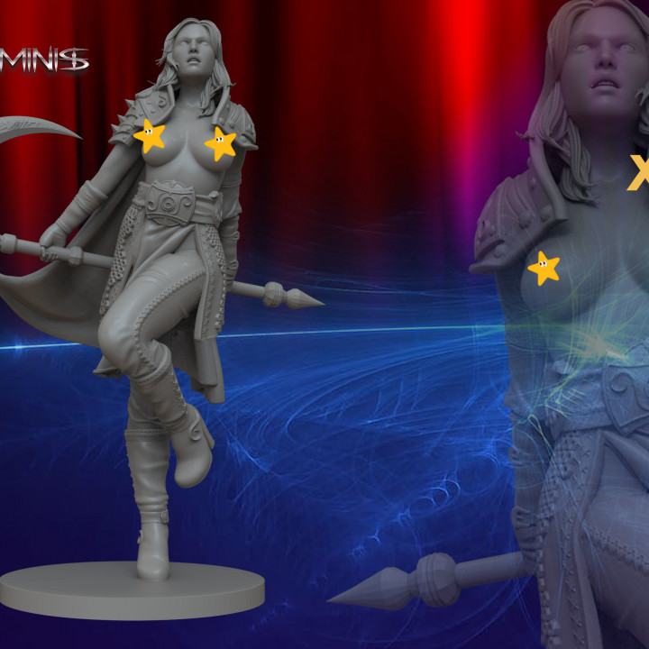 GUERRERAS T V5 ,WARRIOR FOR RPG ROLL GAMES