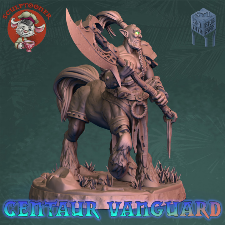 Centaur Vanguard standing with axe