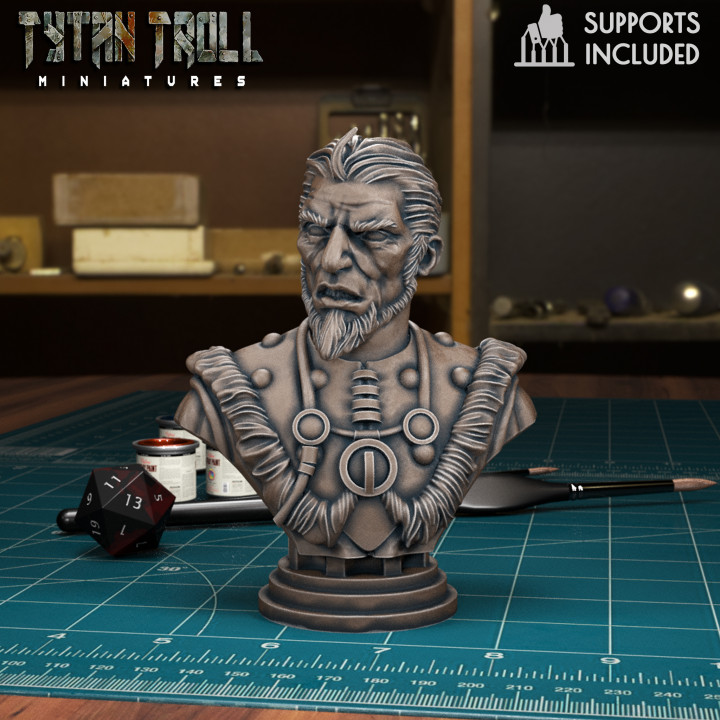 Vargas Bust  [Pre-Supported]