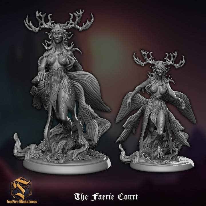 Arch Fey - Verenestra the Oak Princess - 28mm base