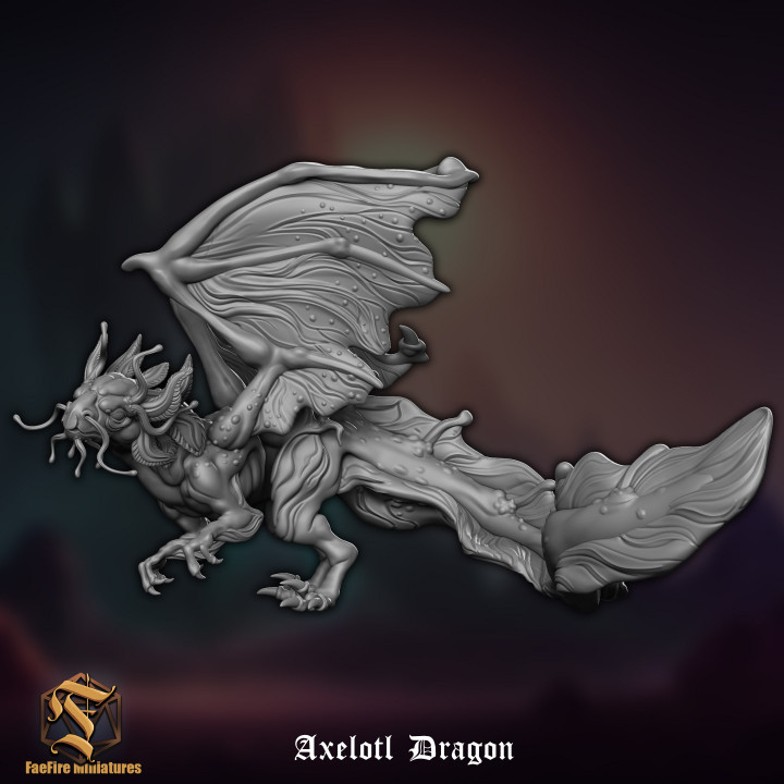 Axelotl Dragon - Gargantuan image