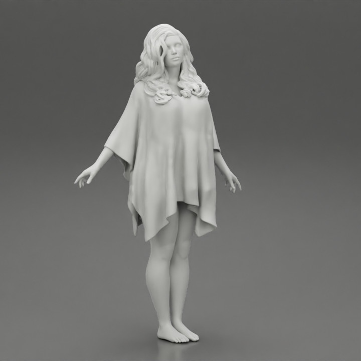 Freedom Woman Feeling Free with Her Arms Wide Open