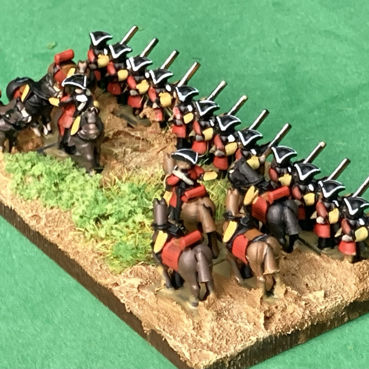 6mm XVIII BRITISH DRAGOONS (tricorn)