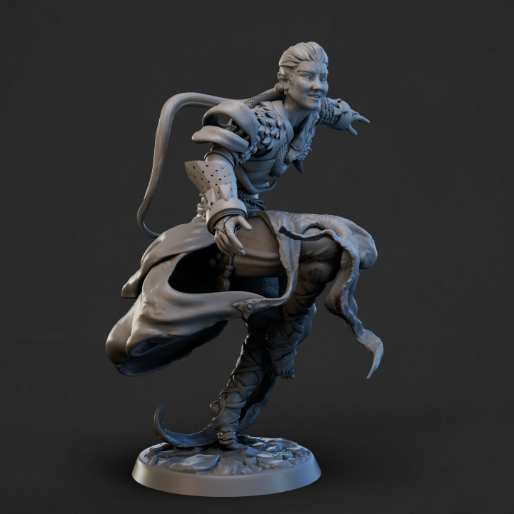 Avatar of Bahamut – the Young Monk Grandmaster of Flowers - 32mm and 75mm scale image