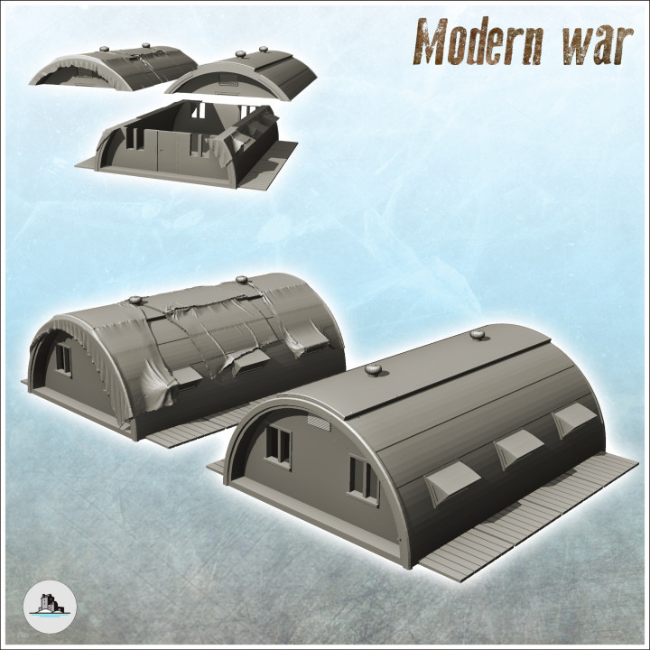 Modern fortified base pack No. 1 - Cold Era Modern Warfare Conflict World War 3 Afghanistan Iraq Yugoslavia image