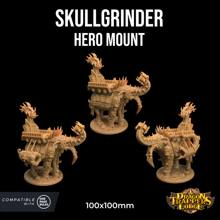 Skull Grinder Hero Mount | Presupported | The Simiax Legions image