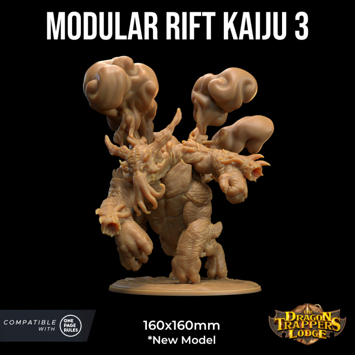 Modular Rift Kaiju | Presupported | Kaiju of the Rift image