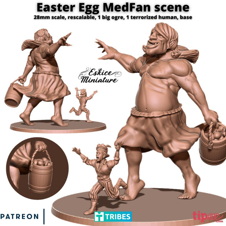 Easter Eggs Medfan Scene - 28mm image