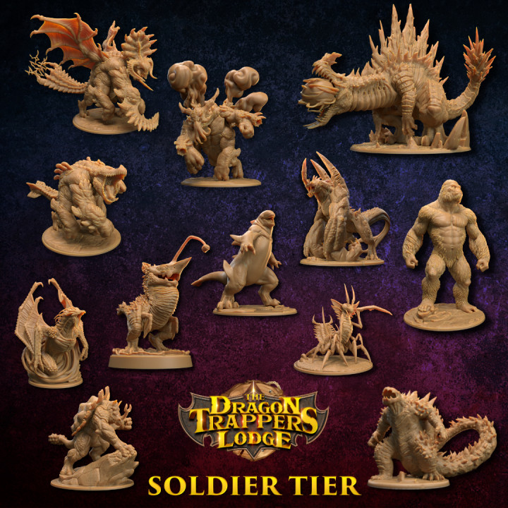 Kaiju of the Rift | Soldier Tier | PRESUPPORTED | Legacy Models Included image