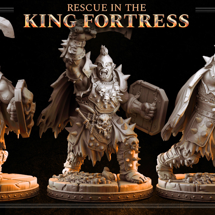 Orc warlord - THROG- April 2023 - RESCUE IN THE KING FORTRESS -  MASTERS OF DUNGEONS QUEST image