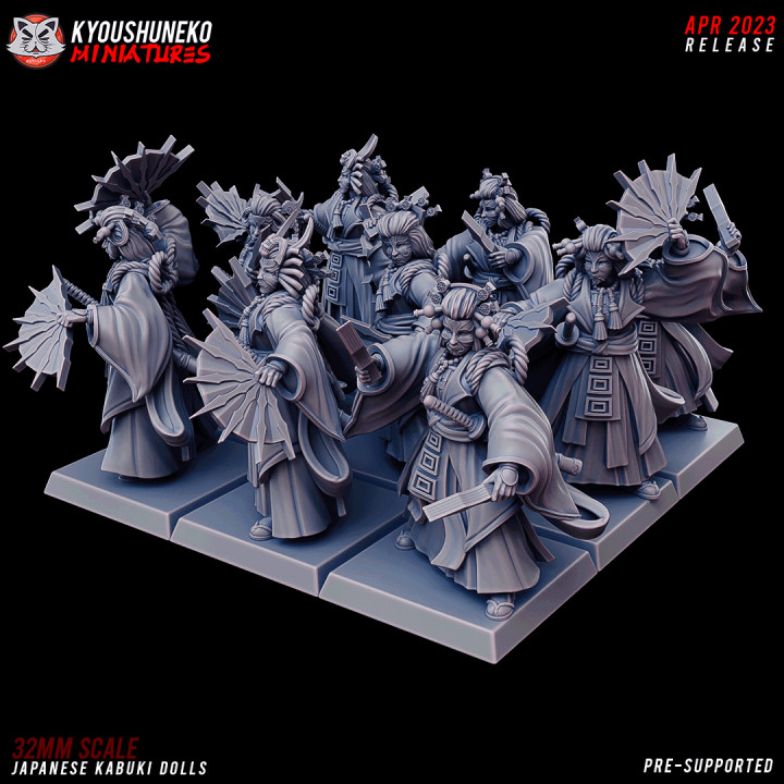 3D Printable April 2023 Fantasy Release by Kyoushuneko Miniatures