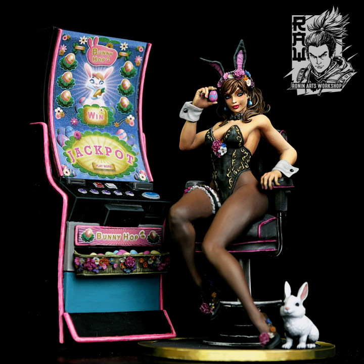 Bunny Irene Pin Up 75mm and 120mm - Pre-Supported image