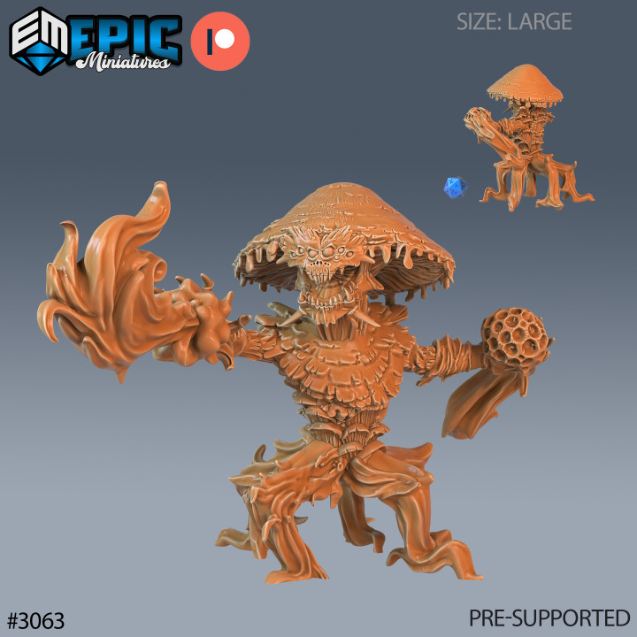 Fungus Tree Set / Mushroom Creature / Infested Treant / Twig Warrior / Forest Spirit / Swamp Encounter